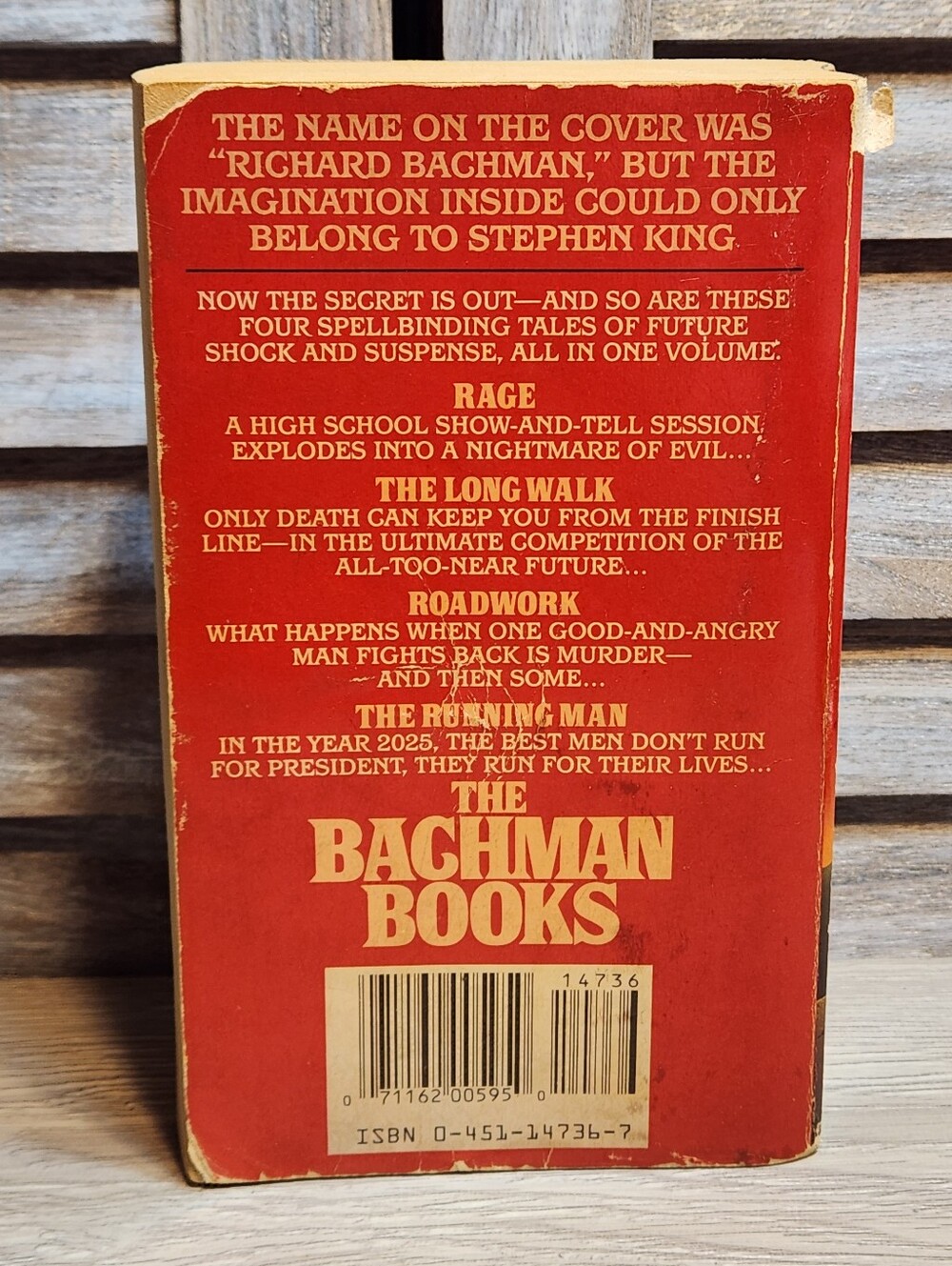 THE BACHMAN BOOKS by Stephen King 1986 Paperback 1st Edition Print Signet Rage - Picture 2 of 7